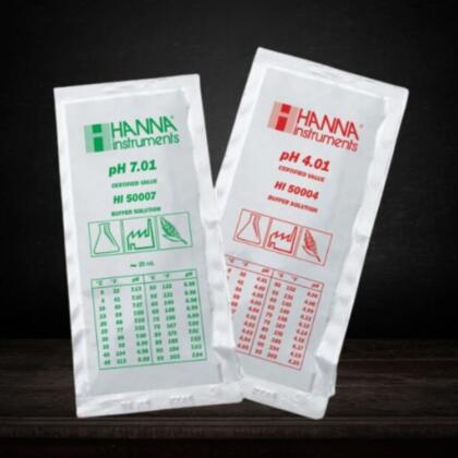 Hi77400p Ph 4.01 And 7.01 Calibration Buffer Sachets (10 X 20ml, 5 Each) Cheeselinks Australia - Copy